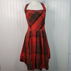 EUC Plaid Halter Dress - Unique, Fun & Classy!